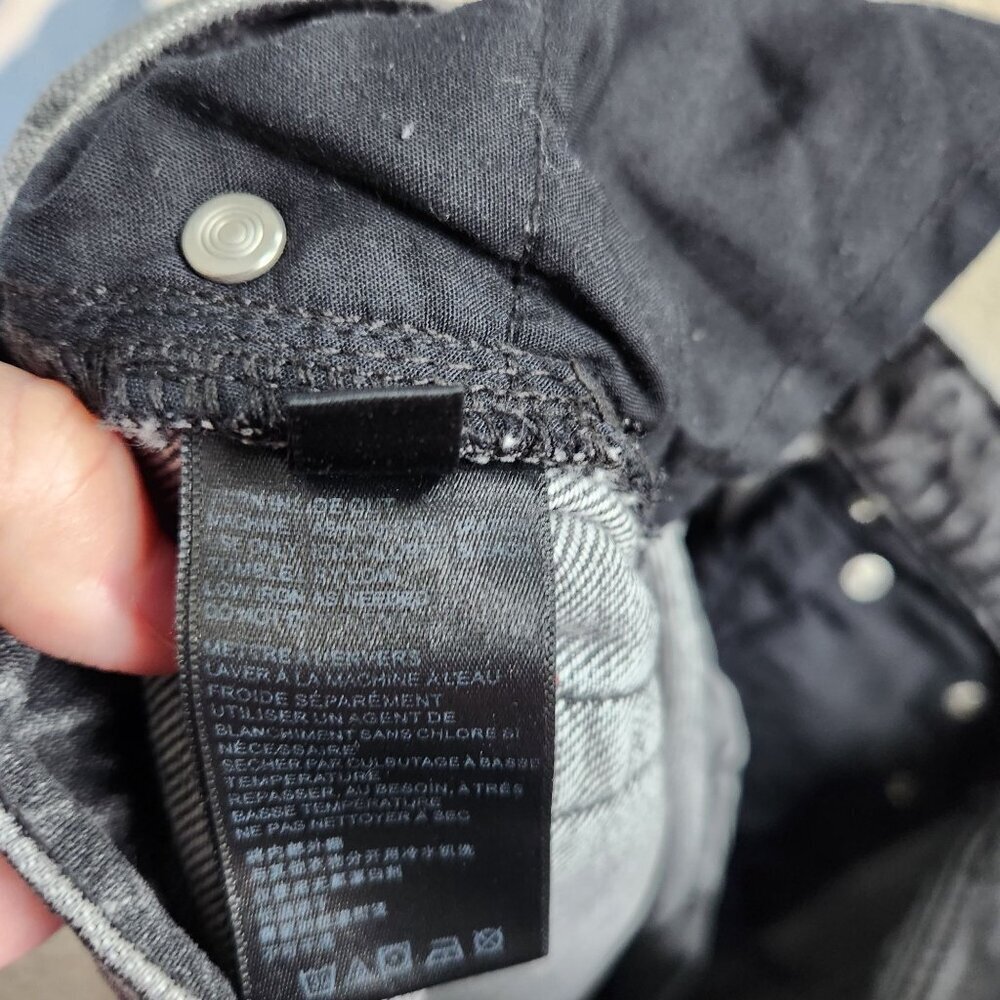 Bdg Slim Straight Gray Button Fly Distressed Jeans - image 4